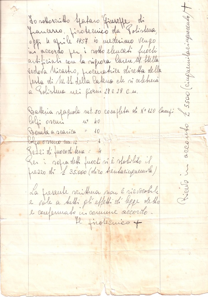 pirotecnico 1957